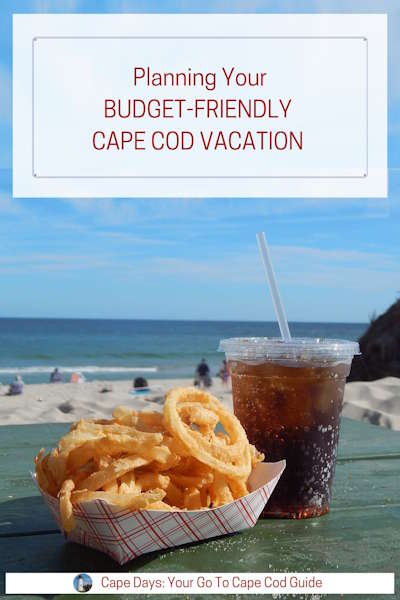Pinterest graphic – Cape Cod on a Budget: Tips to Save on Lodging, Food & Fun. Click to pin and plan your trip!