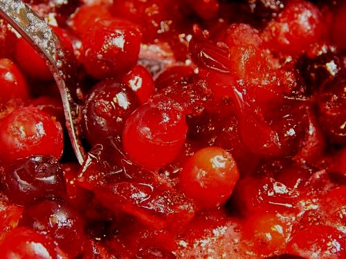 Sauce starting to thicken in the pan