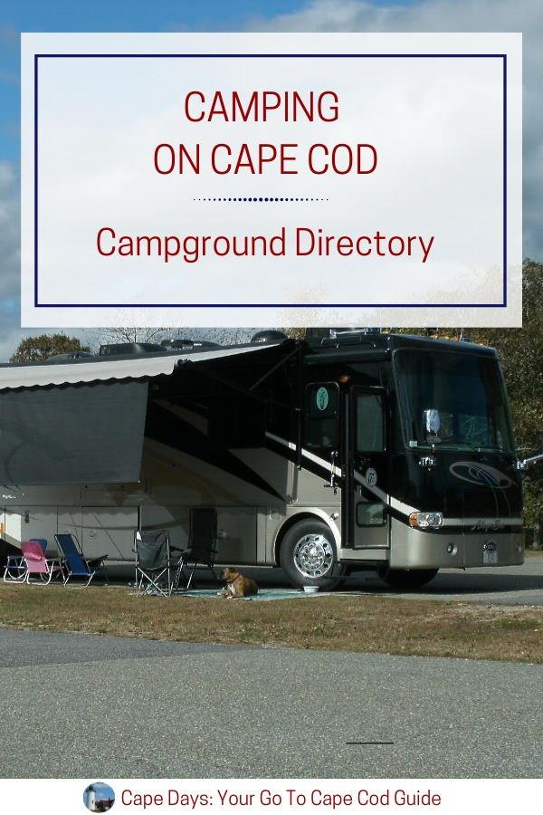 Click to save this Cape Cod campgrounds information to Pinterest