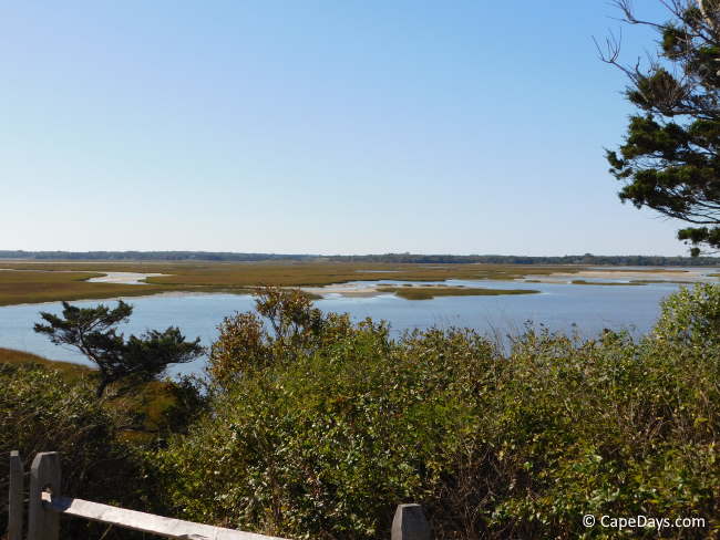 View of the marsh, inlets and outer beach View of the marsh, inlets and outer beach