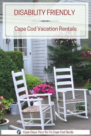 two white rocking chairs in the courtyard garden at a vacation rental home