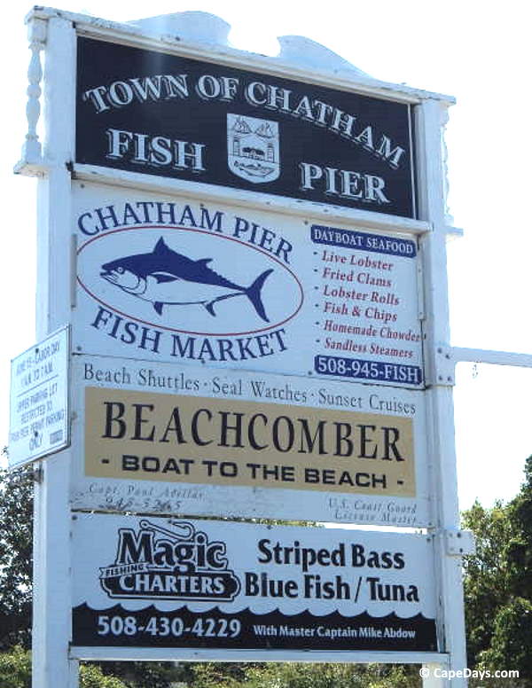 fish peir sign