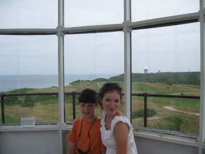 Devon, Logan, and an Amazing View