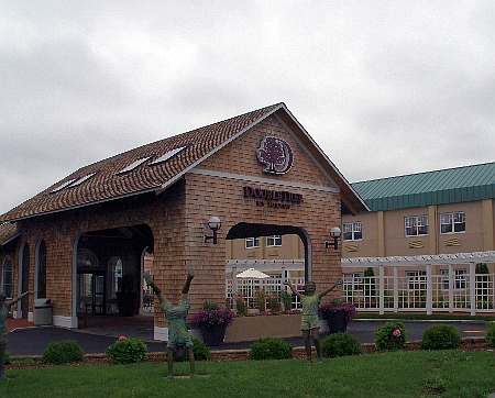 Entrance to DoubleTree hotel in Hyannis MA