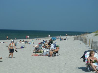 Relaxing at Mayflower Beach (Cape Cod Bay)