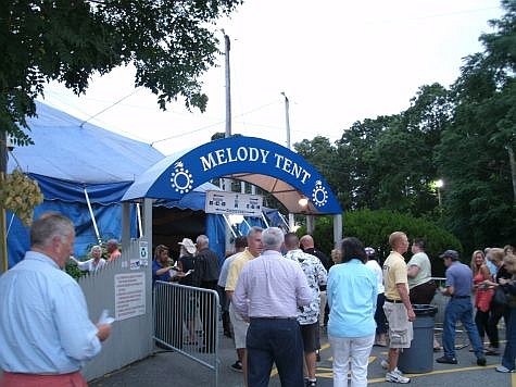 Entrance to Cape Cod Melody Tent Entrance to Cape Cod Melody Tent