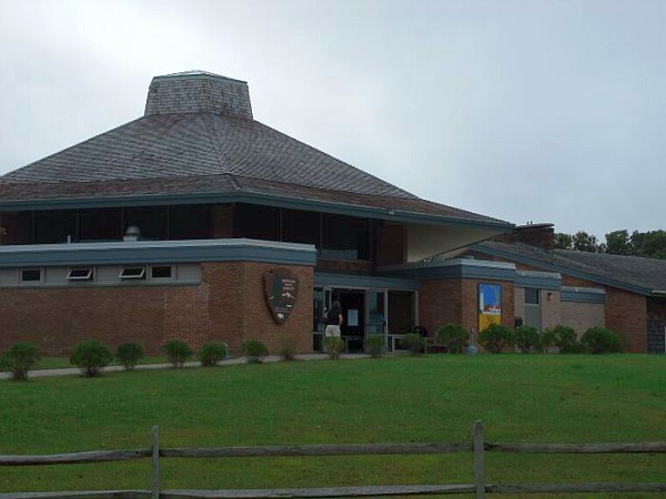 Entry to Cape Cod National Seashore's Salt Pond Visitor Center