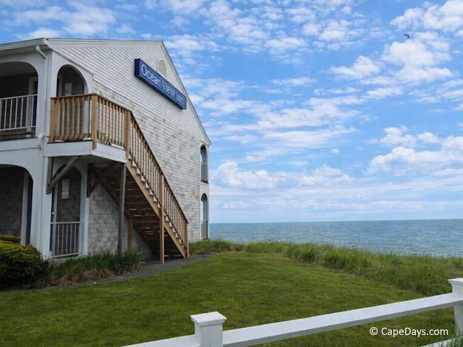 Beachfront hotel overlooking Nantucket Sound in South Yarmouth