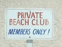 Topic: Public vs. private beach access