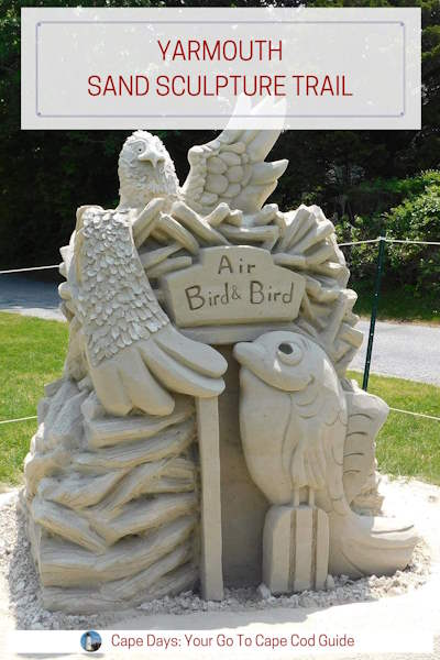 Click to save this information about Yarmouth MA Sand Sculpture Trail on Pinterest