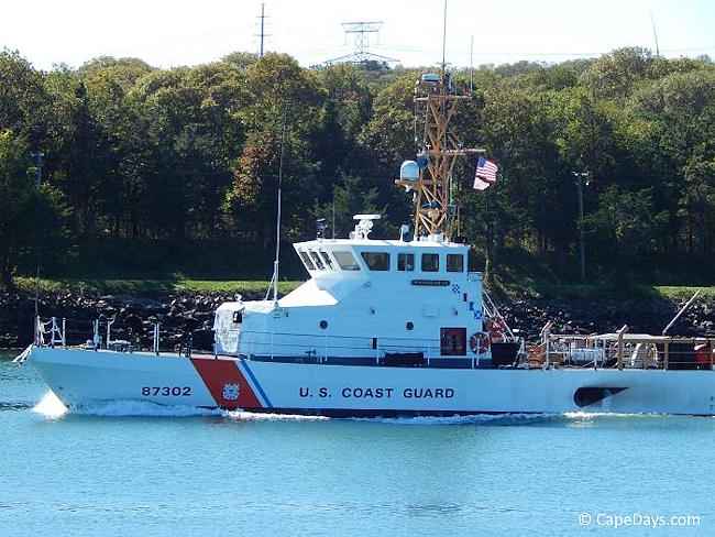 U.S. Coast Guard Cutter "Hammerhead" transiting the Cape Cod Canal