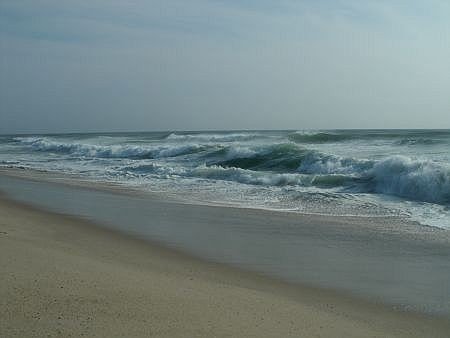 surf and sand at nauset beach