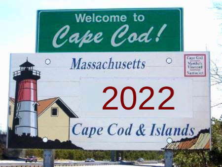 welcome to cape cod 2022 sign