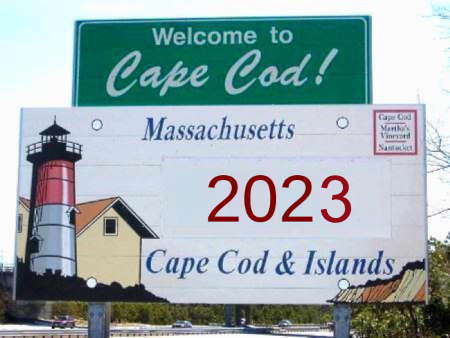 welcome to cape cod 2023 sign