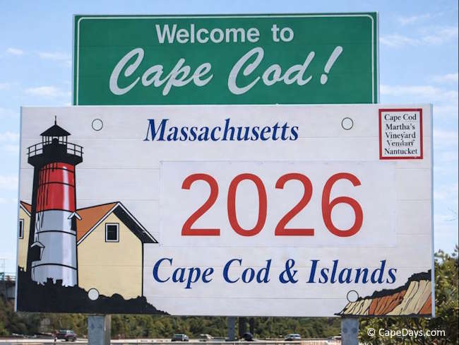Welcome to Cape Cod 2026 sign